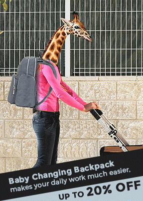 Backpack diaper bag